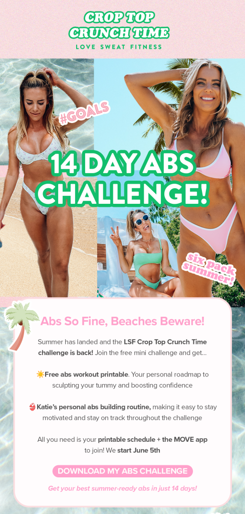 14 day crop top crunch time challenge